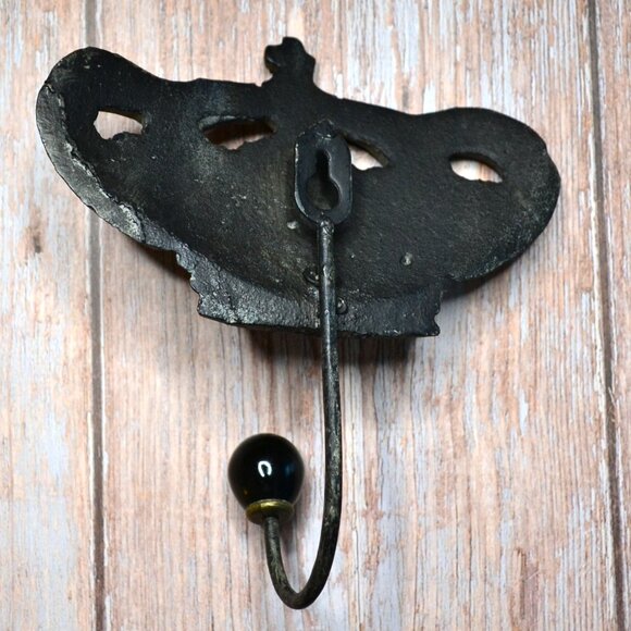 King And Queen Crown Designed Cast Iron Hooks Towels Jackets Decor Accent - Picture 5 of 5